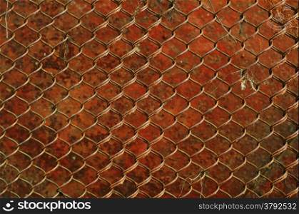 Old rusty grid as a background
