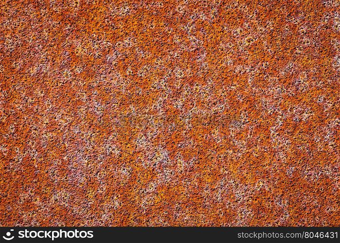 Old rusty metal plate for background texture