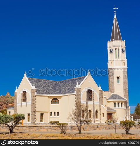 Old Scenic desert NG church in Karoo South Africa