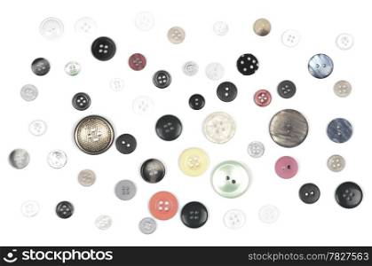 Old sewing buttons collection