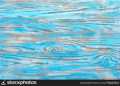 Old shabby and painted wood texture. Blue and white grunge wood background