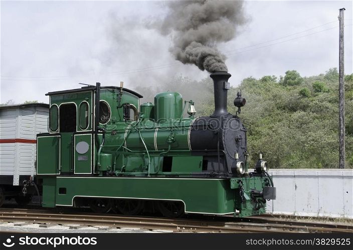 old steam train in Holland