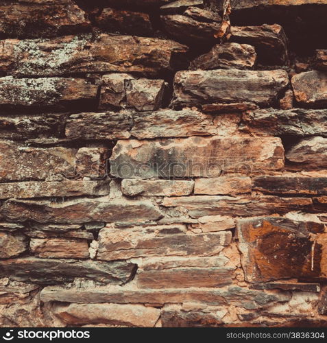 old stone wall. pattern of decorative slate stone wall surface. Abstract background of stone wall texture