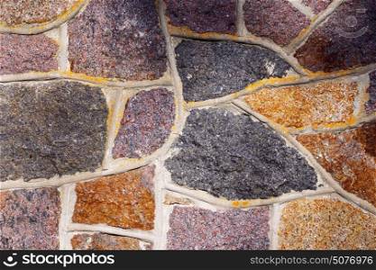 Old stone wall rustic texture background. Brown and gray retro stone wall background. Brick rock texture