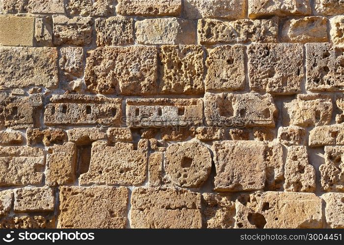 Old stone wall texture