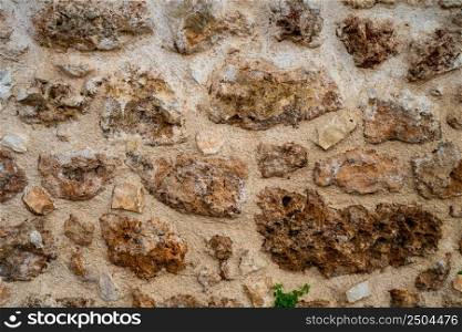 Old Stone Wall Texture. Brick Background