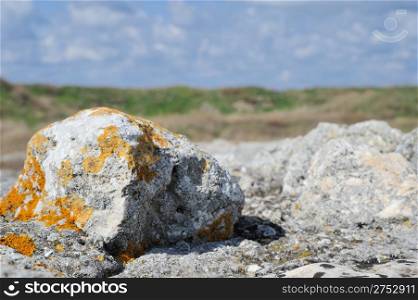 Old stones. Ruins of old city - Chersonese, Crimea, Ukraine