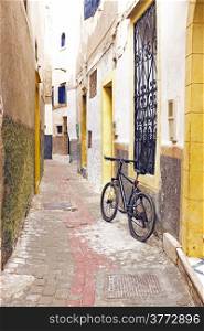 Old street in Essaouira Morocco
