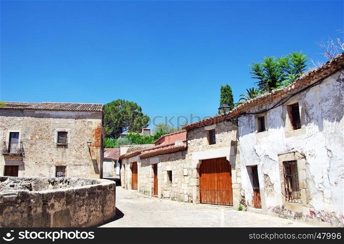 old street of trujillo village, Spain