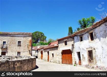 old street of trujillo village, Spain