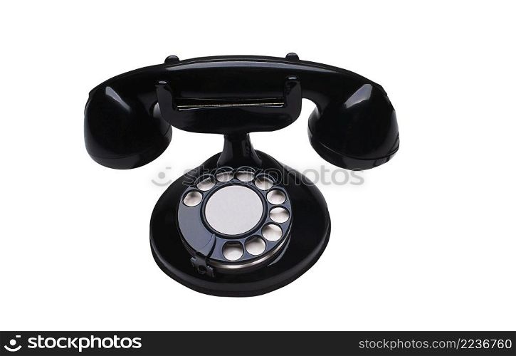 Old Style Phone isolated on white background. Old Style Phone