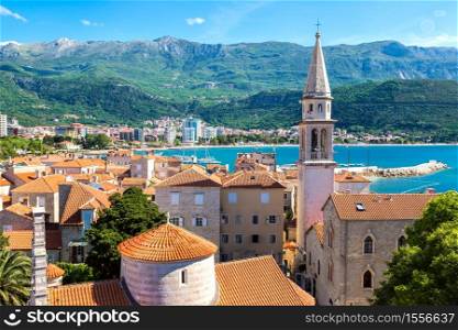 Old town in Budva in a beautiful summer day, Montenegro