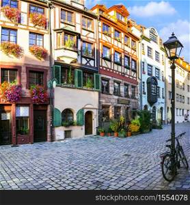 Old town Nurnbeg. Bavaria Germany travel and landmarks