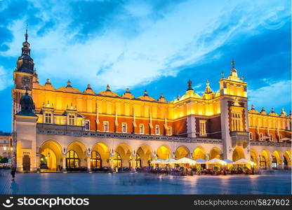 Old town square in Krakow, Poland &#xA;