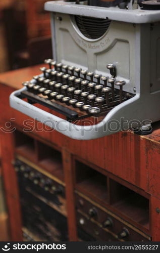 Old typewriter