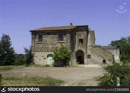 Old typical country house near Telese Terme, in Benevento province, C&ania, Italy, at summer