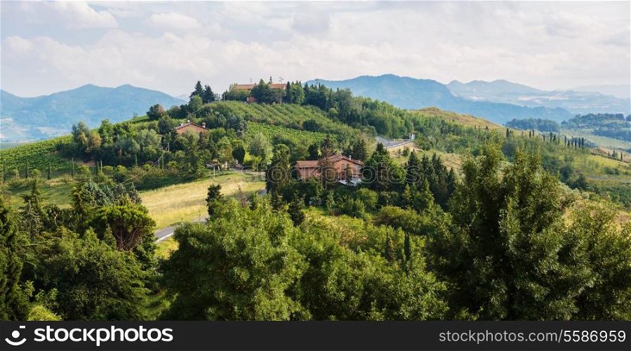 Old typical Tuscan farmhouse in Italy