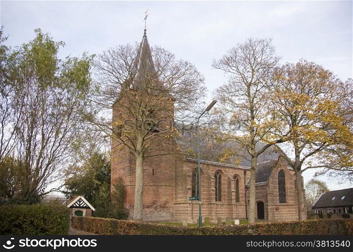 old village church in the dutch village of Nieuwer ter Aa