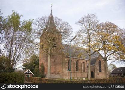 old village church in the dutch village of Nieuwer ter Aa