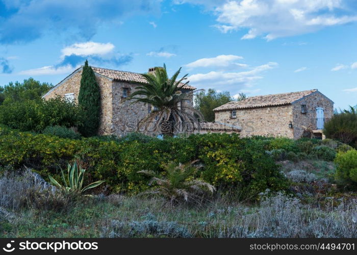 Old village house in Provence, France