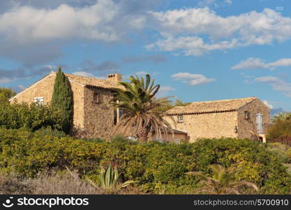 Old village house in Provence, France