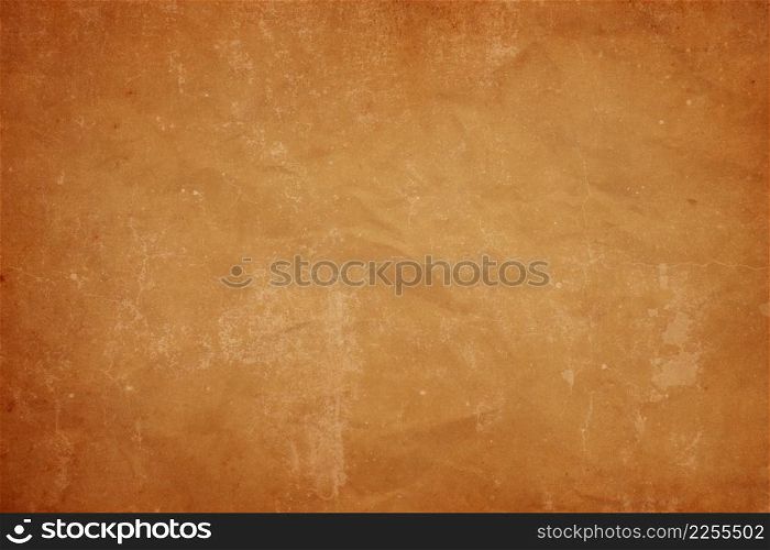 old vintage brown clumped Paper texture background, kraft paper horizontal with Unique design of paper, Soft natural paper style For aesthetic creative design