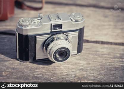 Old vintage camera with a nice design