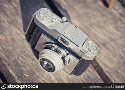Old vintage camera with a nice design