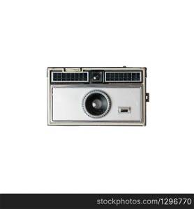 Old vintage Photo Camera on a white Background