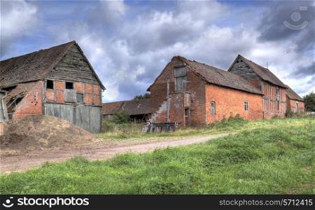 Old Warwickshire farm, England.