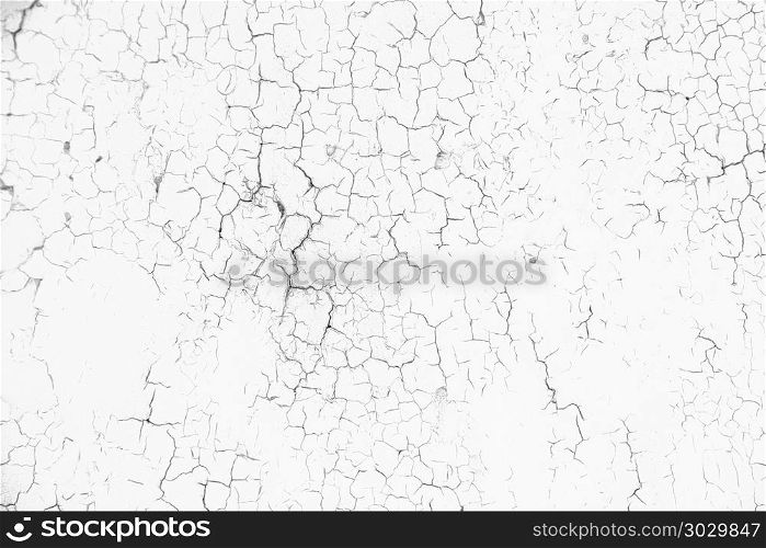 Old weathered paint background . Weathered cracked paint background. Grunge black and white texture template for overlay artwork.