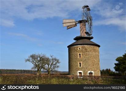 Old windmill - Czech Republic Europe.