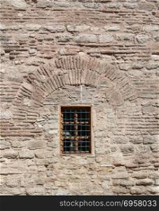 Old window from the Ottoman times. Old window Architecture from the Ottoman times In Istanbul