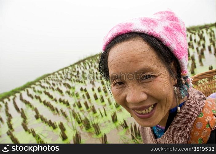 Old Woman In Field