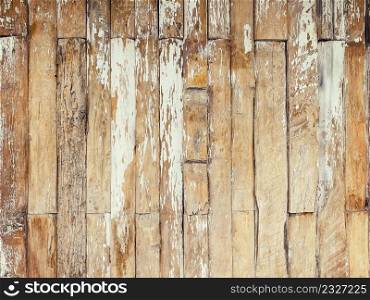 old wood and white paint background and texture with copy space