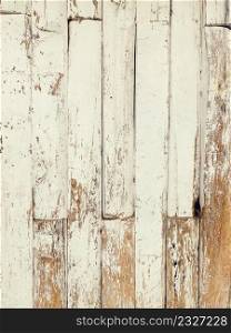 old wood and white paint background and texture with copy space