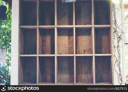 old wood locker, vintage style