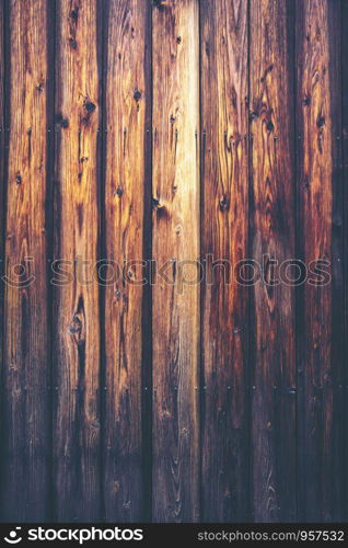 Old wood plank texture background, vintage filter image