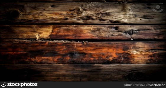 Old wood texture, captured in tabletop photography style for artistic and rustic appeal by generative AI