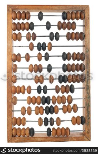 Old wooden abacus