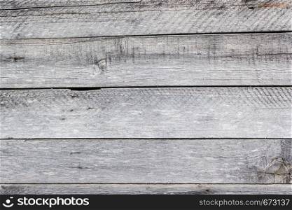 Old wooden boards as background. Wall of wooden house.