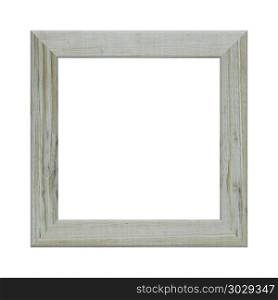 Old wooden frame isolated.. Old wooden frame isolated on white background.