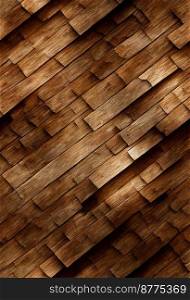 Old wooden surface abstract design 3d illustrated