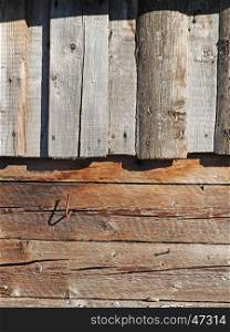 old wooden wall. background