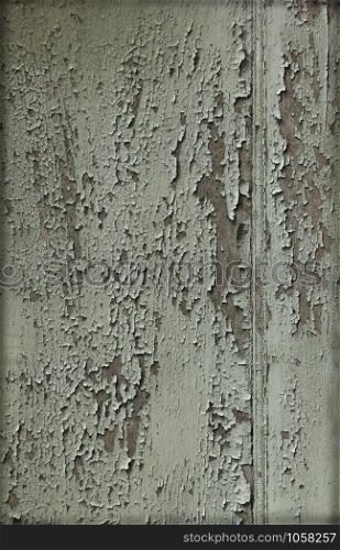 Old wooden wall that peel off.