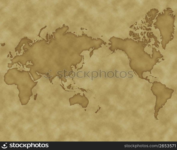 Old world map