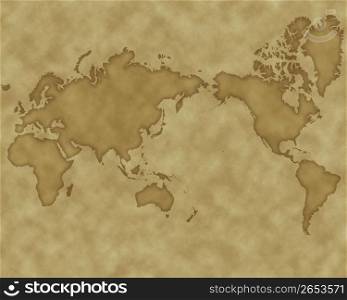 Old world map