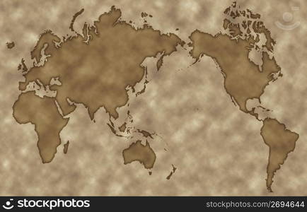 Old world map