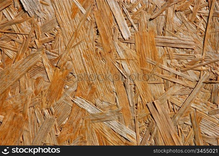 old yellow wood shavings background