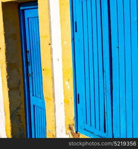 olddoor in morocco africa ancien and wall ornate brown